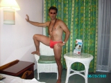 In the beach,before to fuck a mature slut bitch