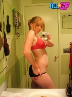 Posing nude and in