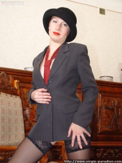 Virgin in man's suit - N