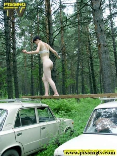 Pissing in the woods - N