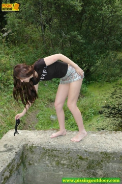 Peeing outside - N