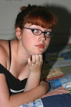 Shy Chubby Teen Coed Plays with her Big Tits after School - N