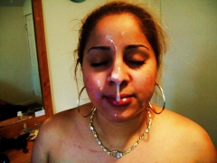 Facial arab chick - N