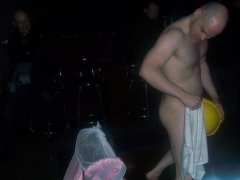 Stripper Waving Cock in Bride To Be\'s Face - N