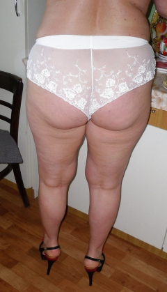 Pushuna\'s fucking big butt in riped white pantaloons - N