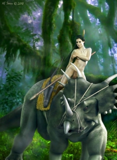 Fantasy Art by Al Serov - N