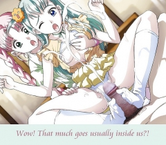 Anime Girls playing with a Real Cock (with captions) - No 75 - N