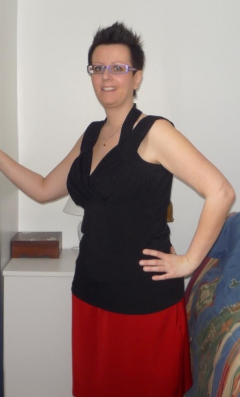 my cousin Esther - N