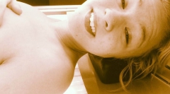 Bubbly blonde teen - cute selfshot photo gallery - N