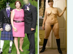 uk SILF from birmingham holly harris dressed undressed - N