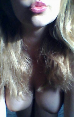 Busty and blonde naked british teen - amateur selfie taker g - N