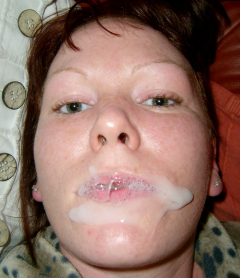 DIRTY SLUT FUCKS SUCKS CUM SHOTS - N