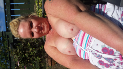 Cum on blonde tits - N