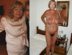 granny shows pussy - N