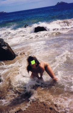 PrincssM TEEN VACATION SLUT on secluded beach and native - N