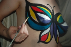 0.0 my sexy best friend painting her tits - N