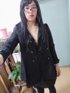 Chinese cross dresser Xiao Zuo takes a selfie - N