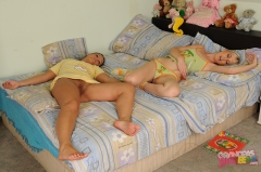 Some alcohol, a pillow - N