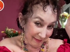 She loves to play with that fat kitty!!