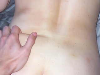 Babyjeana's boyfriend stretches her anus