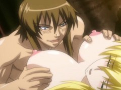 Busty hentai Elf hard poking and creampie