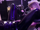 Femdom fetish mistresses fuck bdsm loser with strapon