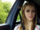 Gorgeous hitchhiking european amateur