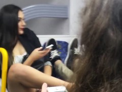 Australian upskirt on area train