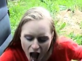 Horny Teen Handjob And Blowjob Outdoor