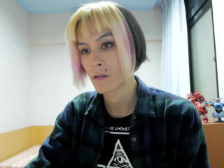 Skinny ladyboys solo jizz