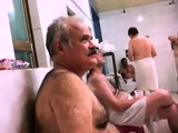 Str8 spy pakistani daddy in public bath