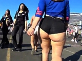 White Ass Walking To Stadium