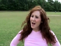 Redhead Teen Outdoors