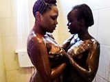 Hot Shower African Lesbian Massage