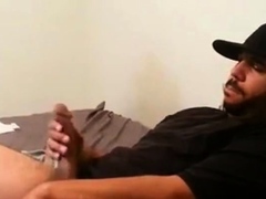 Str8 mexican daddy stroke watching porn