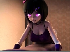 Kaat relieving herself with her new Breeding Mount