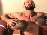 German gaydaddy barebacks gay in 3some