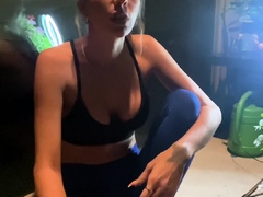Blonde babe scarlet solo webcam