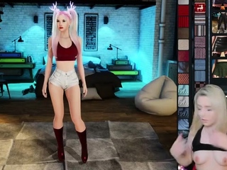 Skinny hot blonde girl amateur webcam
