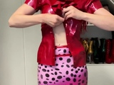 Amateur blondie solo anal masturbation