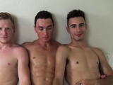 Daisy-chain twink threeway sex