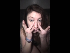 Close up teen masturbation