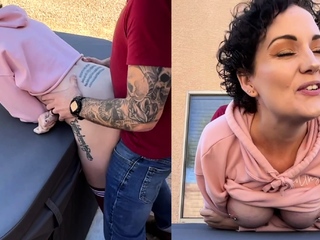 Brunette babe fucked doggystyle