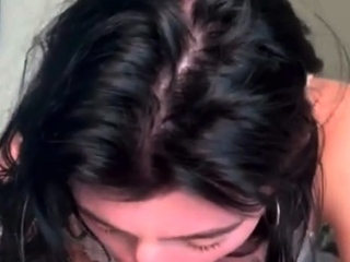 Sexy Teen Brunette Chick Handjobs POV