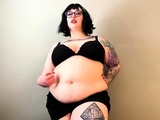 GoddessGlutton – Jerk Off to My Fat Belly – BBW