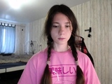 Amateur Webcam Teen Flashes Masturbates