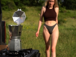 asmremily - SOLO ASMR Lonely Girl Camping