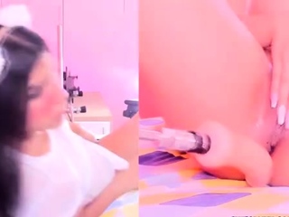 ASMR Fuck Machine Destroying My Pussy