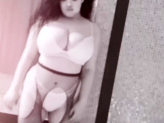 Big boobs milf masturbates with her dildo