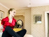 Blonde amateur milf does anal on pov camera 11